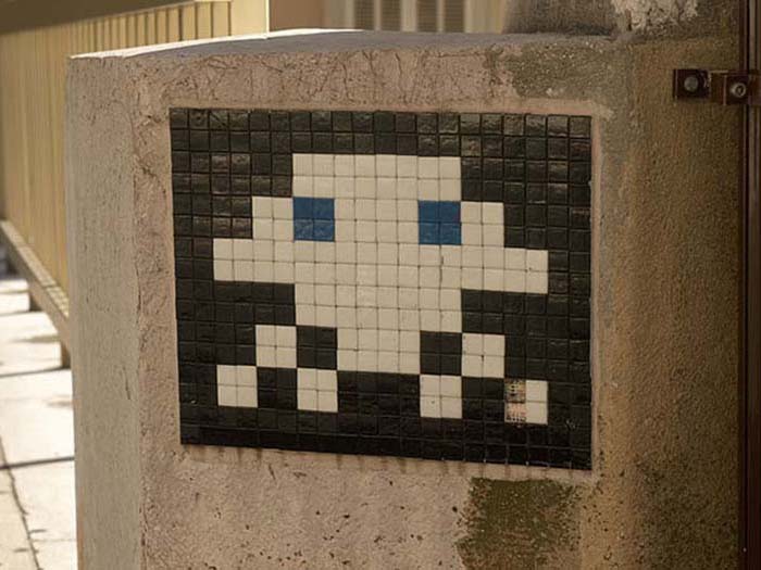 Space Invader Street Art